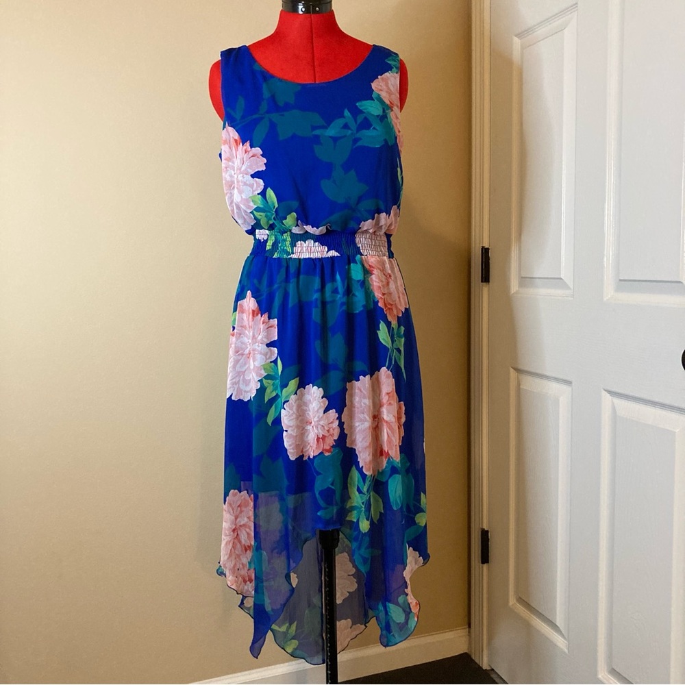 KATE and LILY Blue Floral Dress